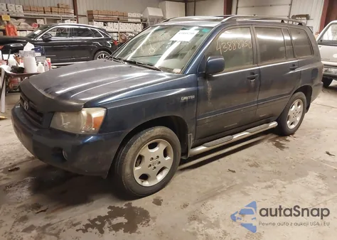 2004 Toyota Highlander Limited V6 from USA, damaged, VIN JTEEP21A740001121